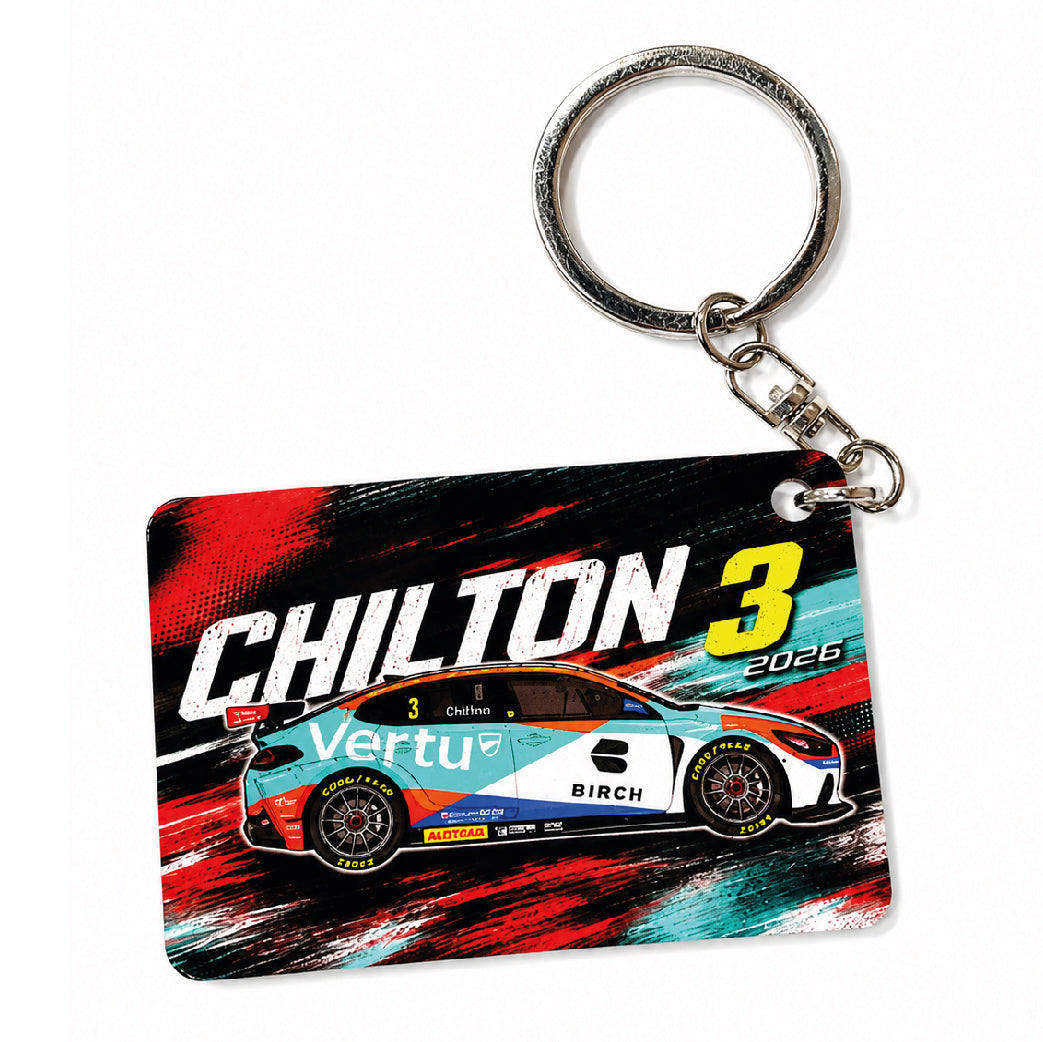 Tom Chilton - Team VERTU - Hyundai i30N - 2026 - Keyring