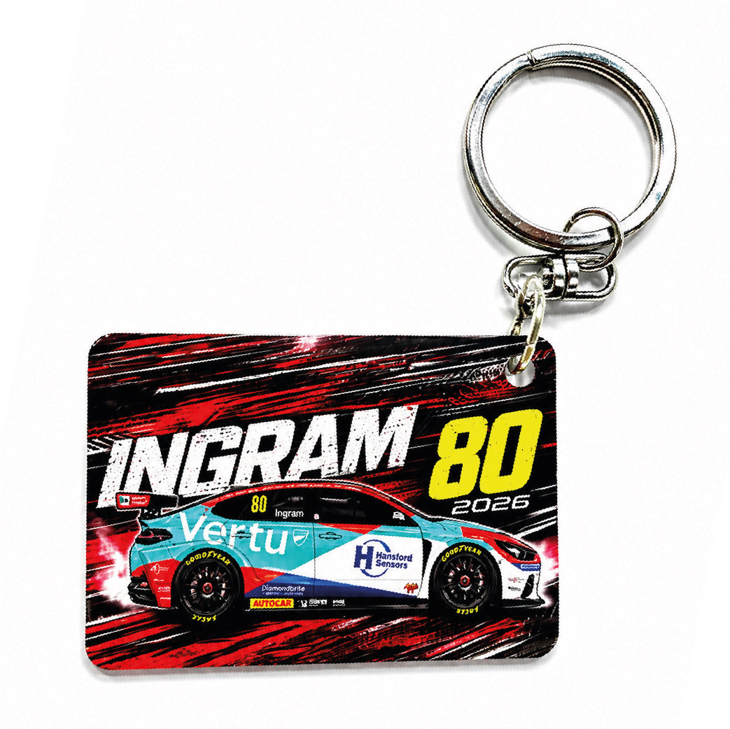 Tom Ingram - Team VERTU - Hyundai i30N - 2026 - Keyring
