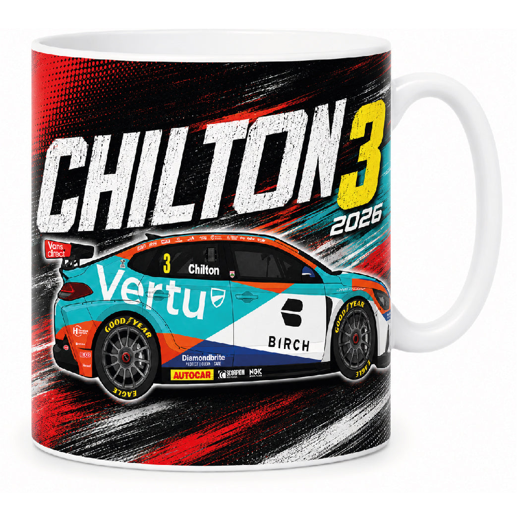 Tom Chilton #3 BTCC Mug 2026