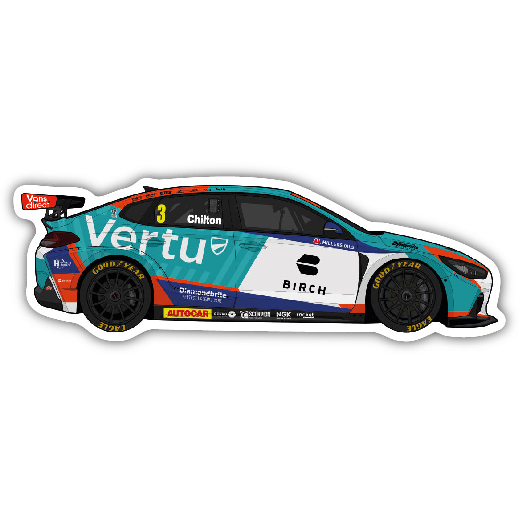Tom Chilton — Team VERTU — Hyundai i30 Fastback N — 2025