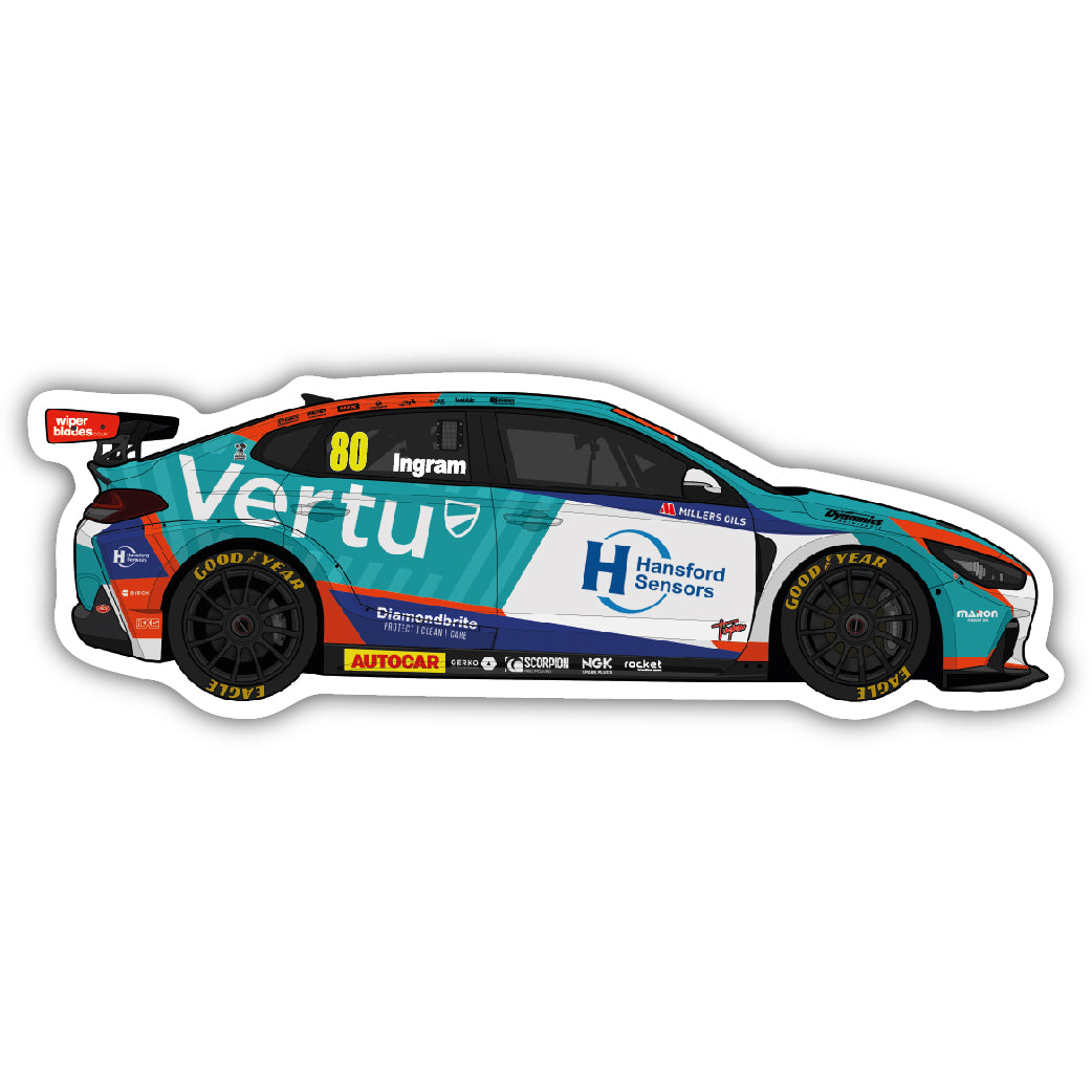 Tom Ingram — Team VERTU — Hyundai i30 Fastback N — 2025
