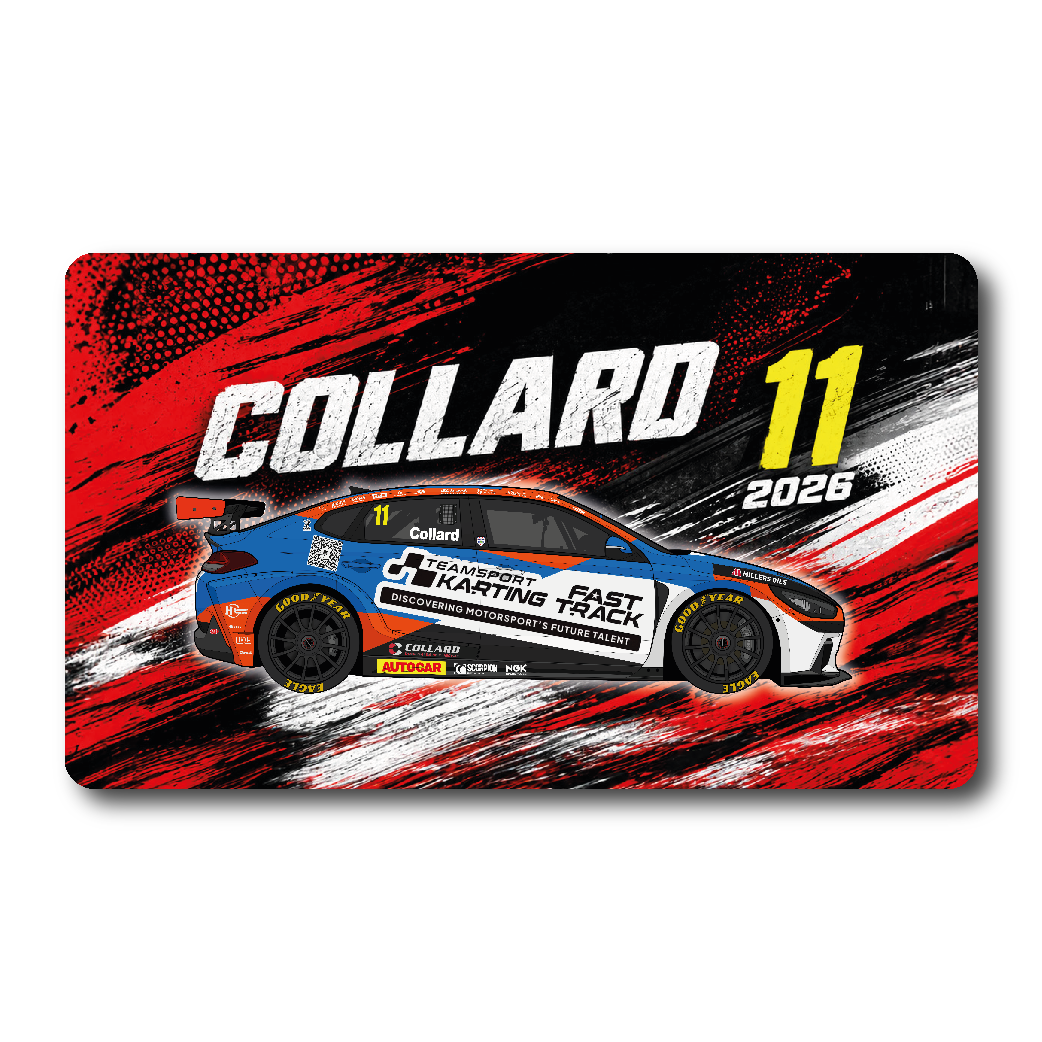 Ricky Collard #11 - Team VERTU - Hyundai i30N - 2026 - Bar Runner/Mat