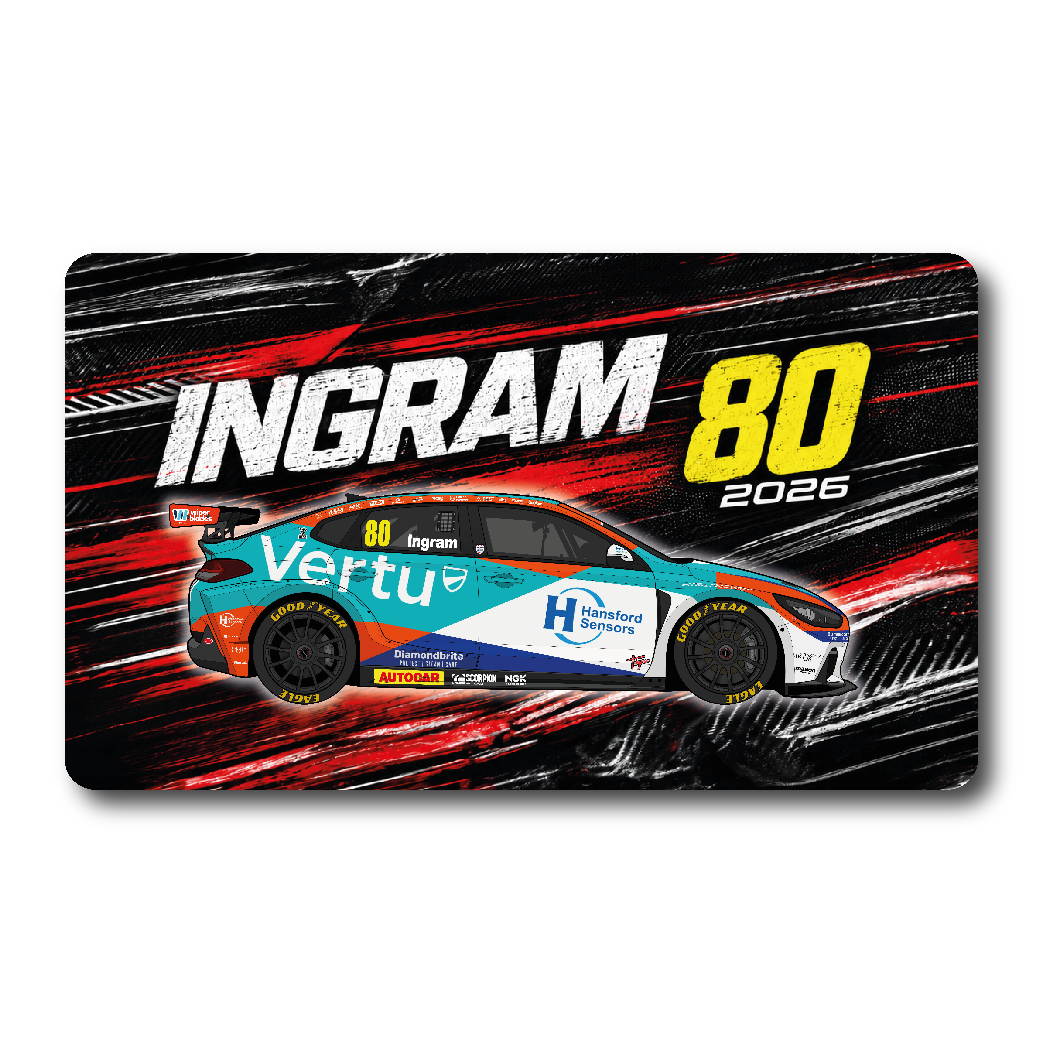 Tom Ingram #80 - Team VERTU - Hyundai i30N - 2026 - Bar Runner/Mat