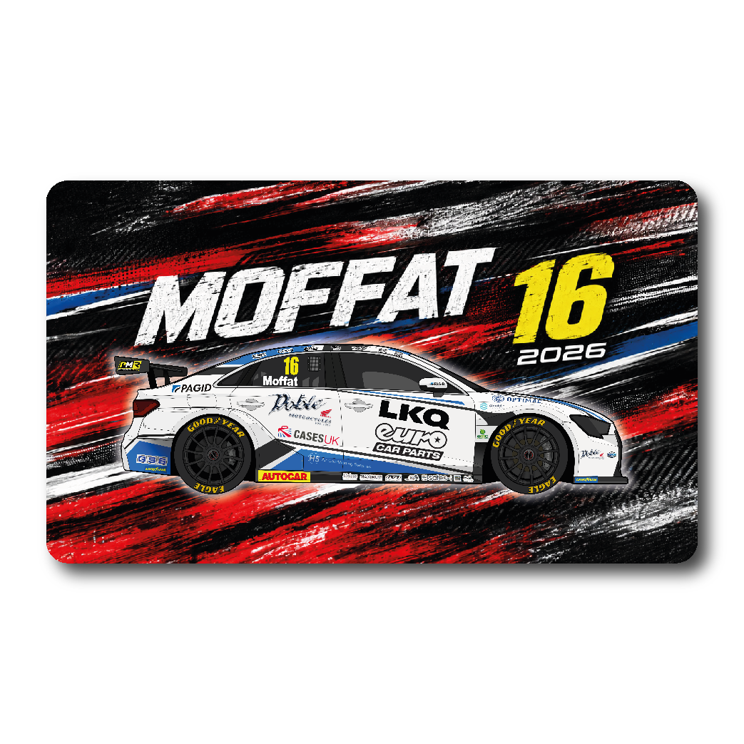 Aiden Moffat #16 - LKQ Euro Car Parts with Power Maxed Racing - Audi A3 Saloon - 2026 - Bar Runner/Mat