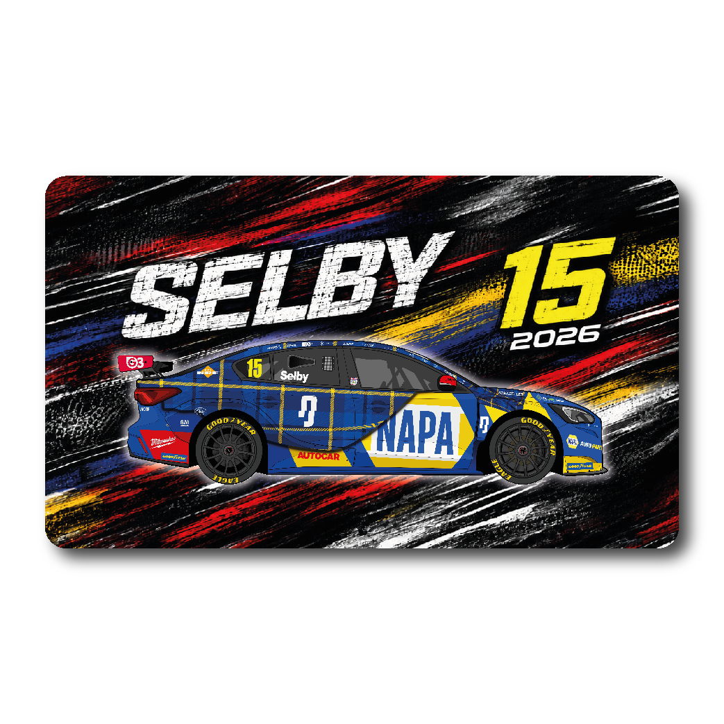 Lewis Selby #15 - NAPA Racing (RAD Knockhill) - Ford Focus Titanium - 2026 - Bar Runner/Mat