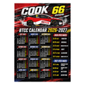 Josh Cook #66 B- Speedworks Corolla Racing - Toyota Corolla GR Sport - 2026 - Metal Calendar