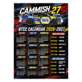 Dan Cammish #27 - NAPA Racing - Ford Focus Titanium - 2026 - Metal Calendar