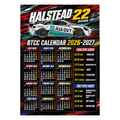 Nick Halstead - Steel Seal with Power Maxed Racing - Audi A3 Saloon - 2026 - Metal Calendar