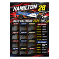 Nicolas Hamilton #28 - Team VERTU - Hyundai i30N - 2026 - Metal Calendar