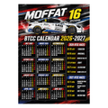 Aiden Moffat #16 - LKQ Euro Car Parts with Power Maxed Racing - Audi A3 Saloon - 2026 - Metal Calendar