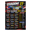 Sam Osborne #77 NAPA Racing - Ford Focus Titanium - 2026 - Metal Calendar