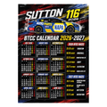 Ash Sutton #116 - NAPA Racing - Ford Focus Titanium - 2026 - Metal Calendar
