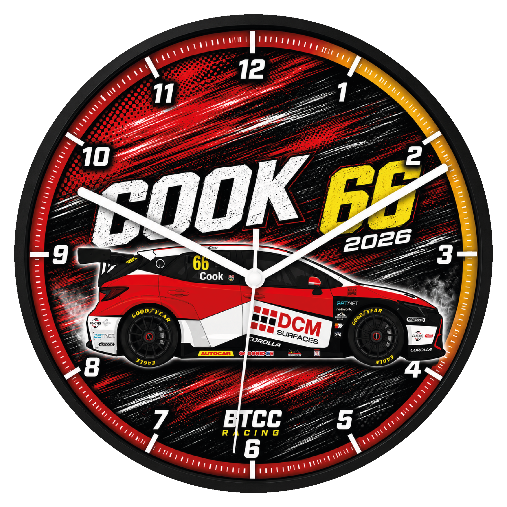 Josh Cook #66 B- Speedworks Corolla Racing - Toyota Corolla GR Sport - 2026 - Clock