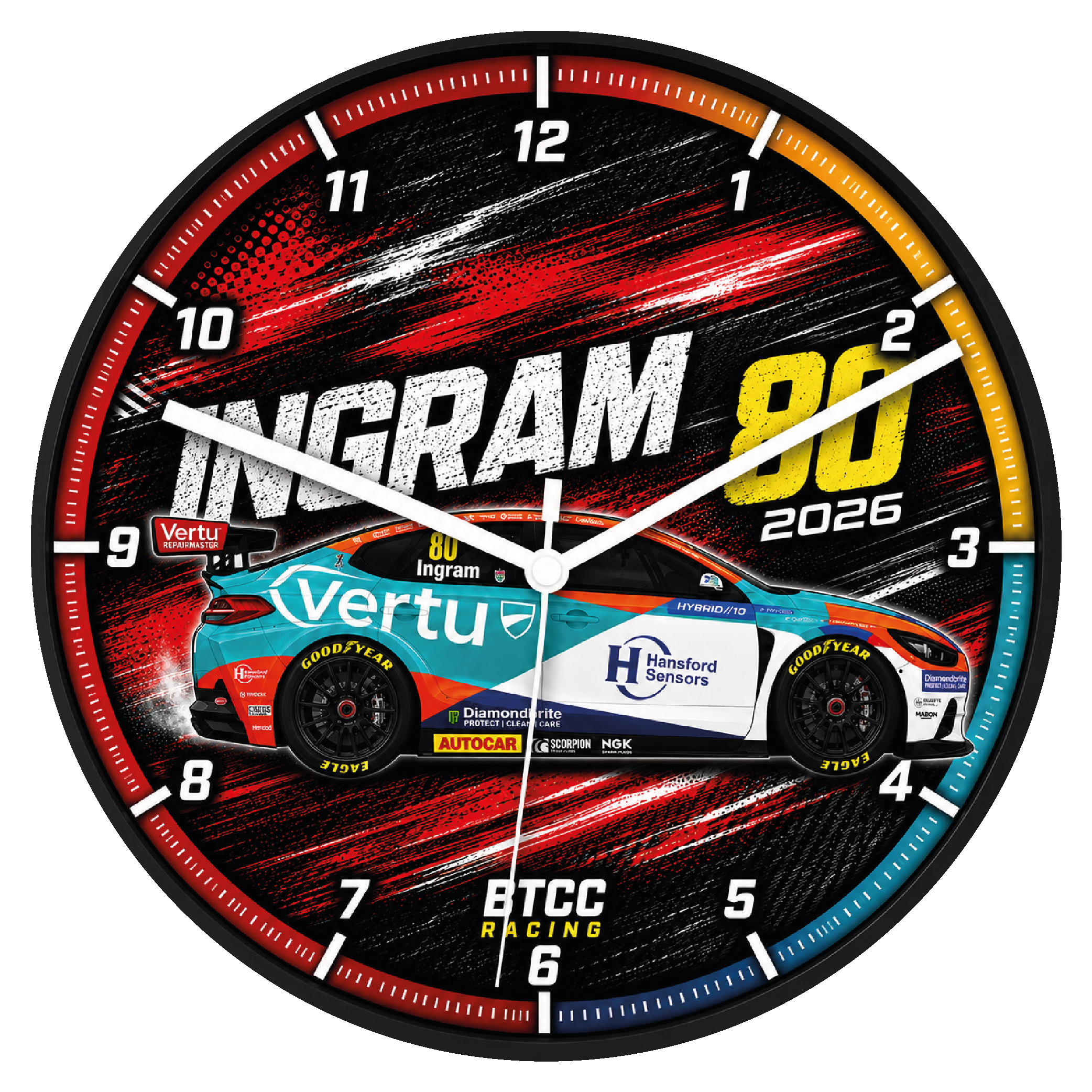 Tom Ingram #80 - Team VERTU - Hyundai i30N - 2026 - Clock