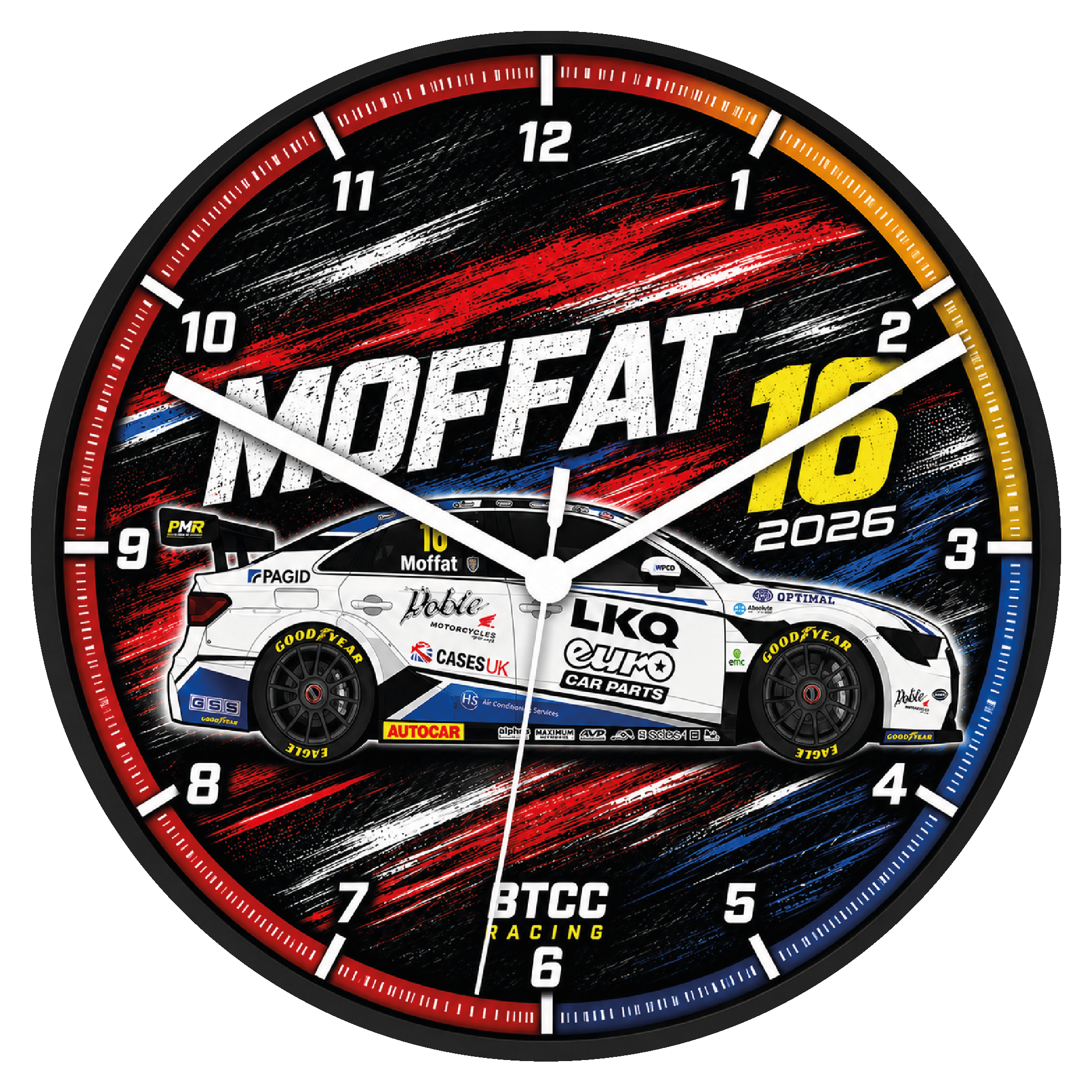 Aiden Moffat #16 - LKQ Euro Car Parts with Power Maxed Racing - Audi A3 Saloon - 2026 - Clock