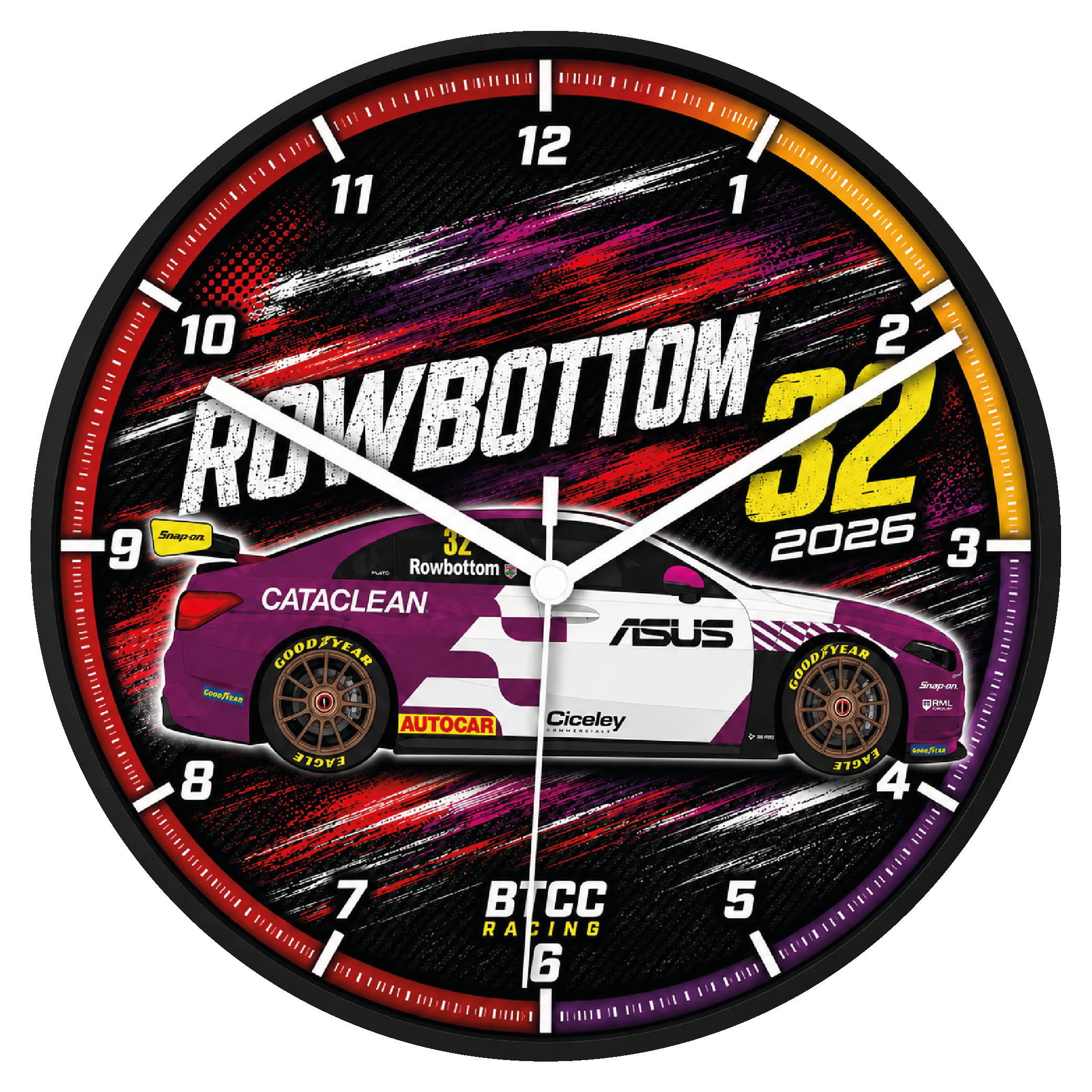 Daniel Rowbottom #32 BTCC Clock