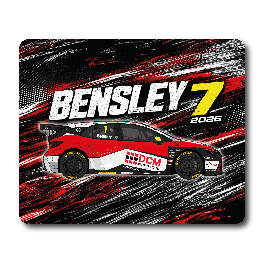 Ryan Bensley - Speedworks Corolla Racing - Toyota Corolla GR Sport - 2026 - Mouse Mat