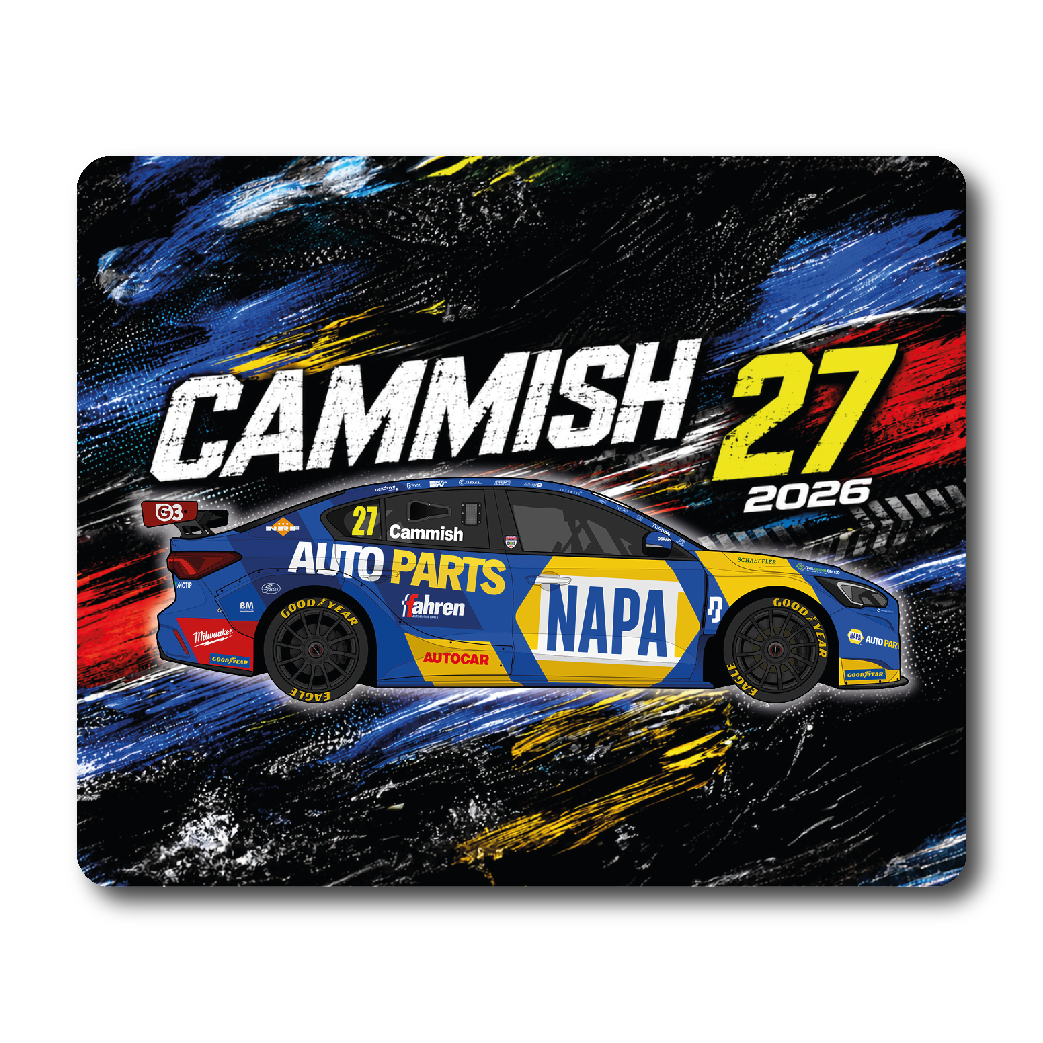 Dan Cammish #27 - NAPA Racing - Ford Focus Titanium - 2026 - Mouse Mat