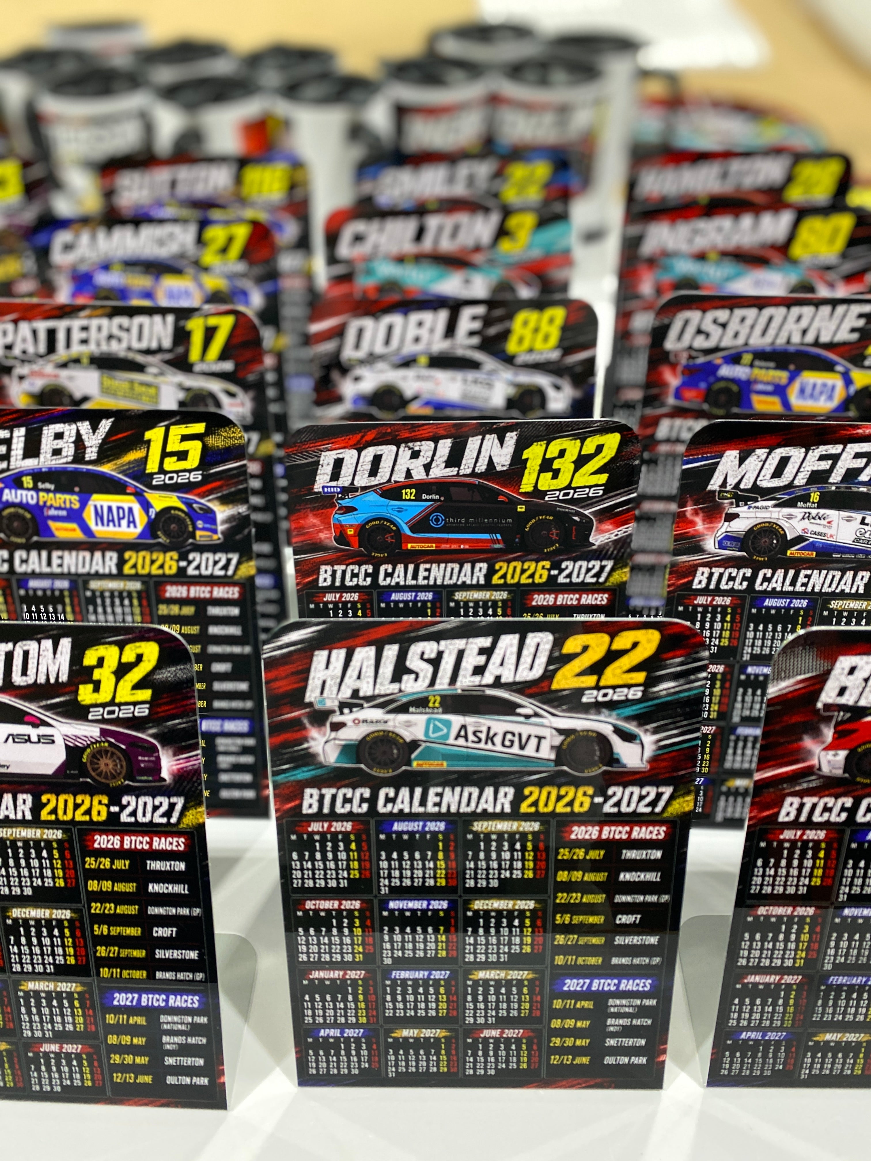 Adam Morgan #33 BTCC Metal Calendar 2026