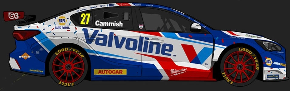 Dan Cammish - NAPA Racing - Race Against Dementia - Ford Focus Titanium - 2026