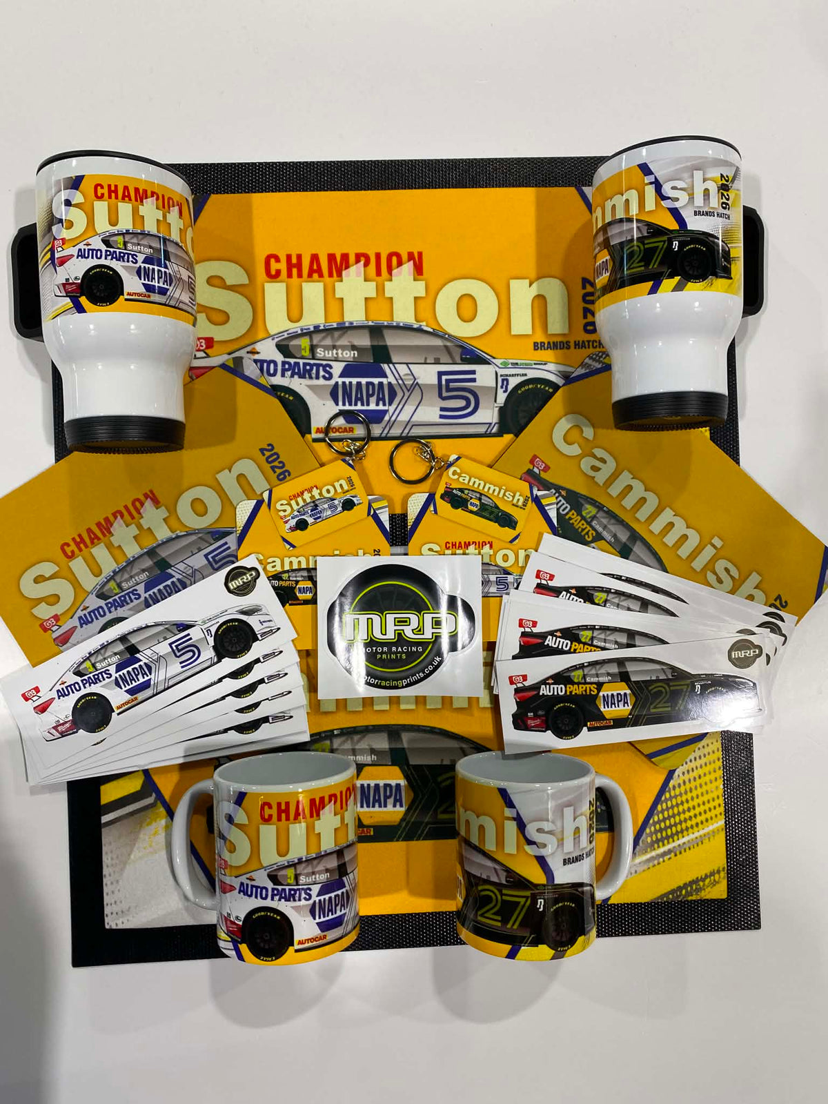 Ashley Sutton - NAPA Racing - Ford Focus Titanium - BRANDS - 2026 - Coaster