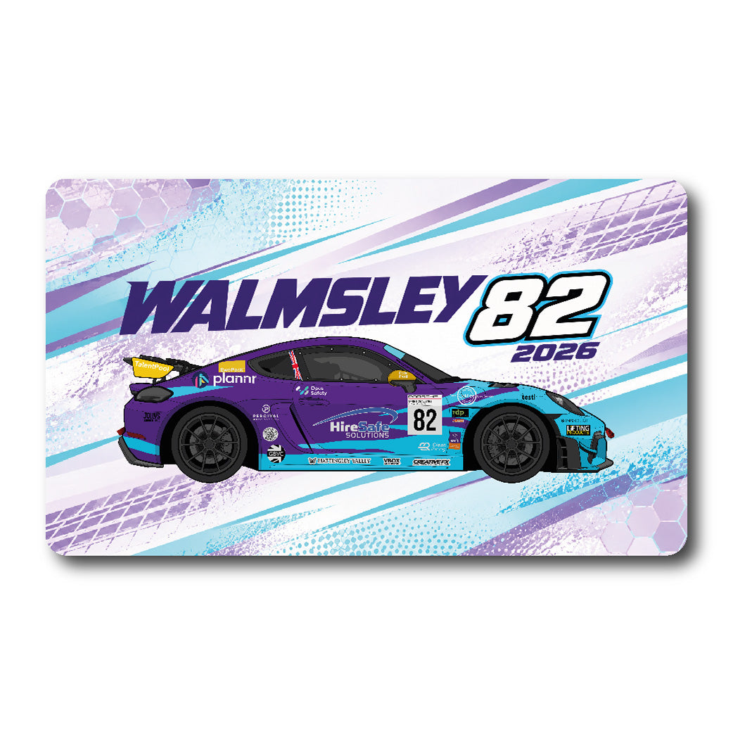 Lydia Walmsley #82 - Porsche Sprint Challenge GB - RS Pro - 2026 - Bar Runner/Mat
