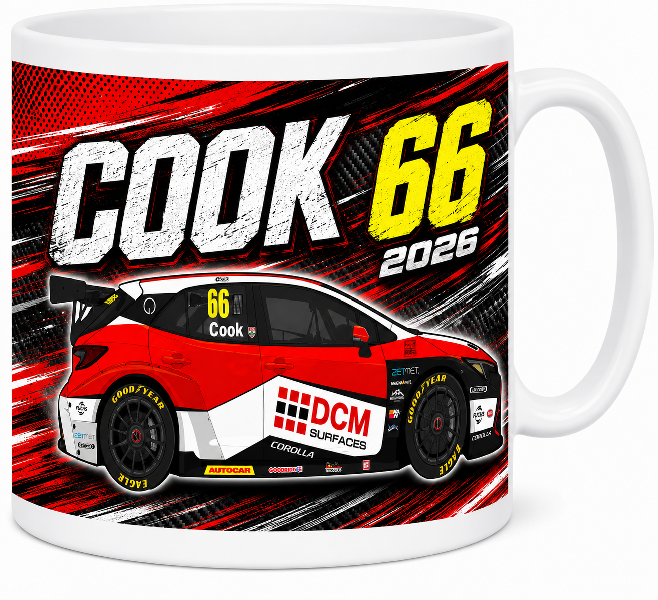 Josh Cook #66 BTCC Mug 2026