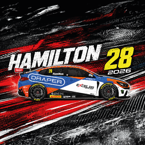 Nicolas Hamilton #28 - Team VERTU - Hyundai i30N - 2026 - Coaster