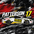 Dexter Patterson #17 - Steel Seal with Power Maxed Racing - Audi A3 Saloon - 2026 - Coaster