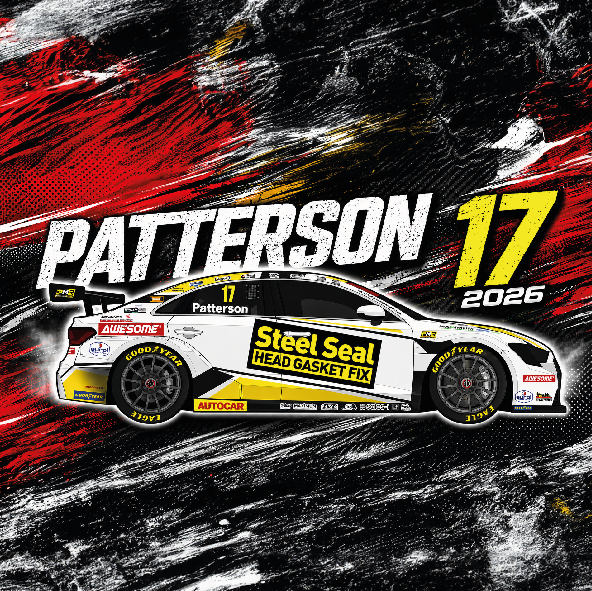 Dexter Patterson #17 - Steel Seal with Power Maxed Racing - Audi A3 Saloon - 2026 - Coaster
