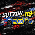Ash Sutton #116 - NAPA Racing - Ford Focus Titanium - 2026 - Coaster