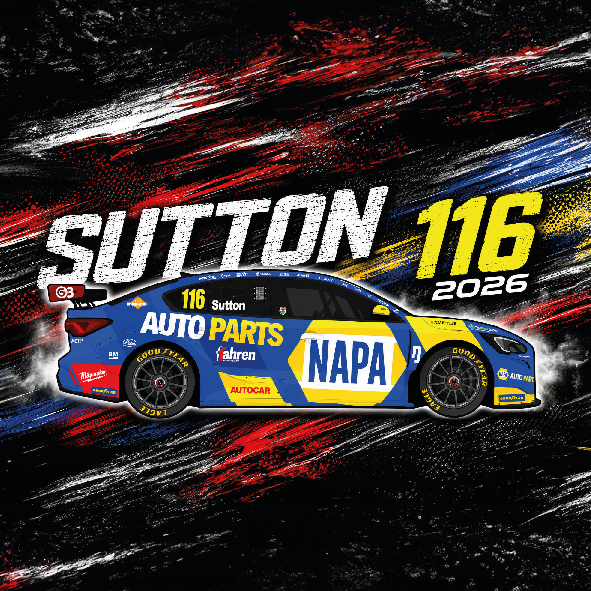 Ash Sutton #116 - NAPA Racing - Ford Focus Titanium - 2026 - Coaster