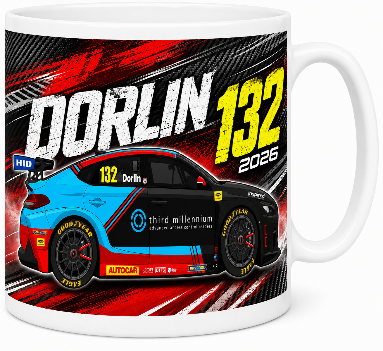 James Dorlin #132 BTCC Mug 2026