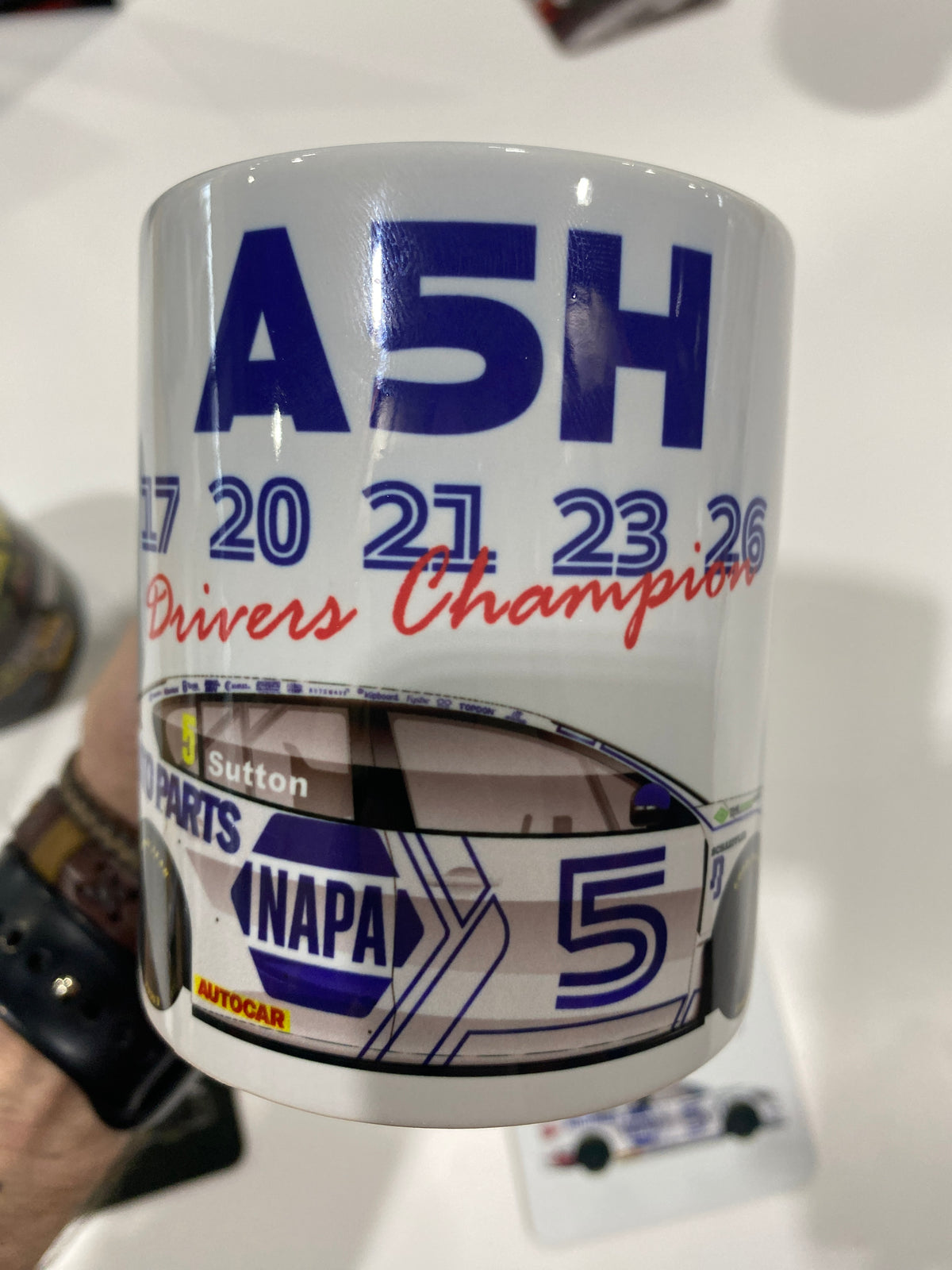 Ashley Sutton (A5H) - NAPA Racing - Ford Focus Titanium - BRANDS - 2026 - MUG
