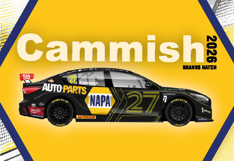 Dan Cammish - NAPA Racing - Ford Focus Titanium - BRANDS - 2026 - Keyring