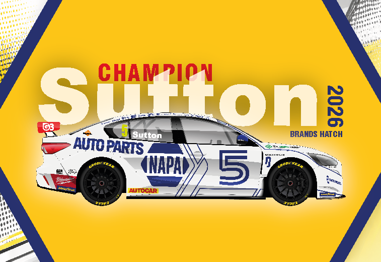 Ashley Sutton - NAPA Racing - Ford Focus Titanium - BRANDS - 2026 - Keyring