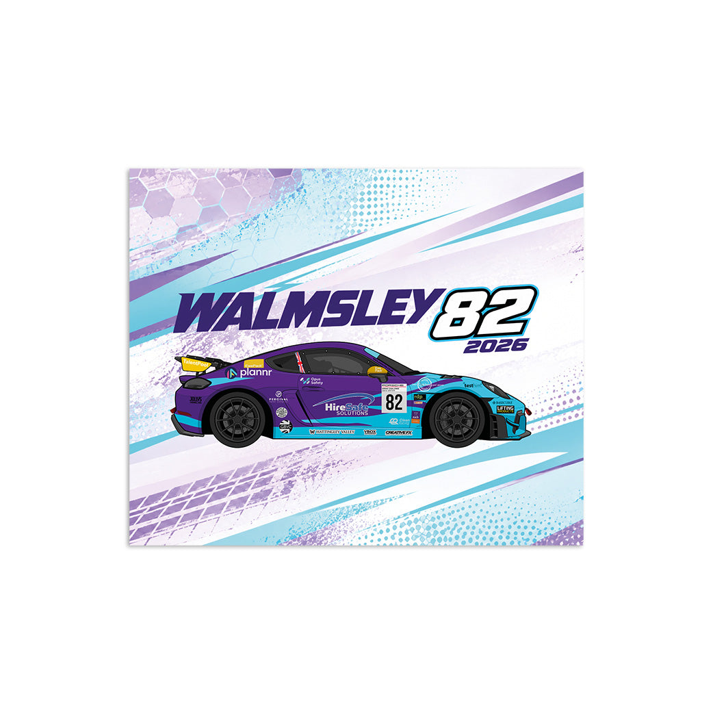 Lydia Walmsley #82 - Porsche Sprint Challenge GB - RS Pro - 2026 - Mouse Mat