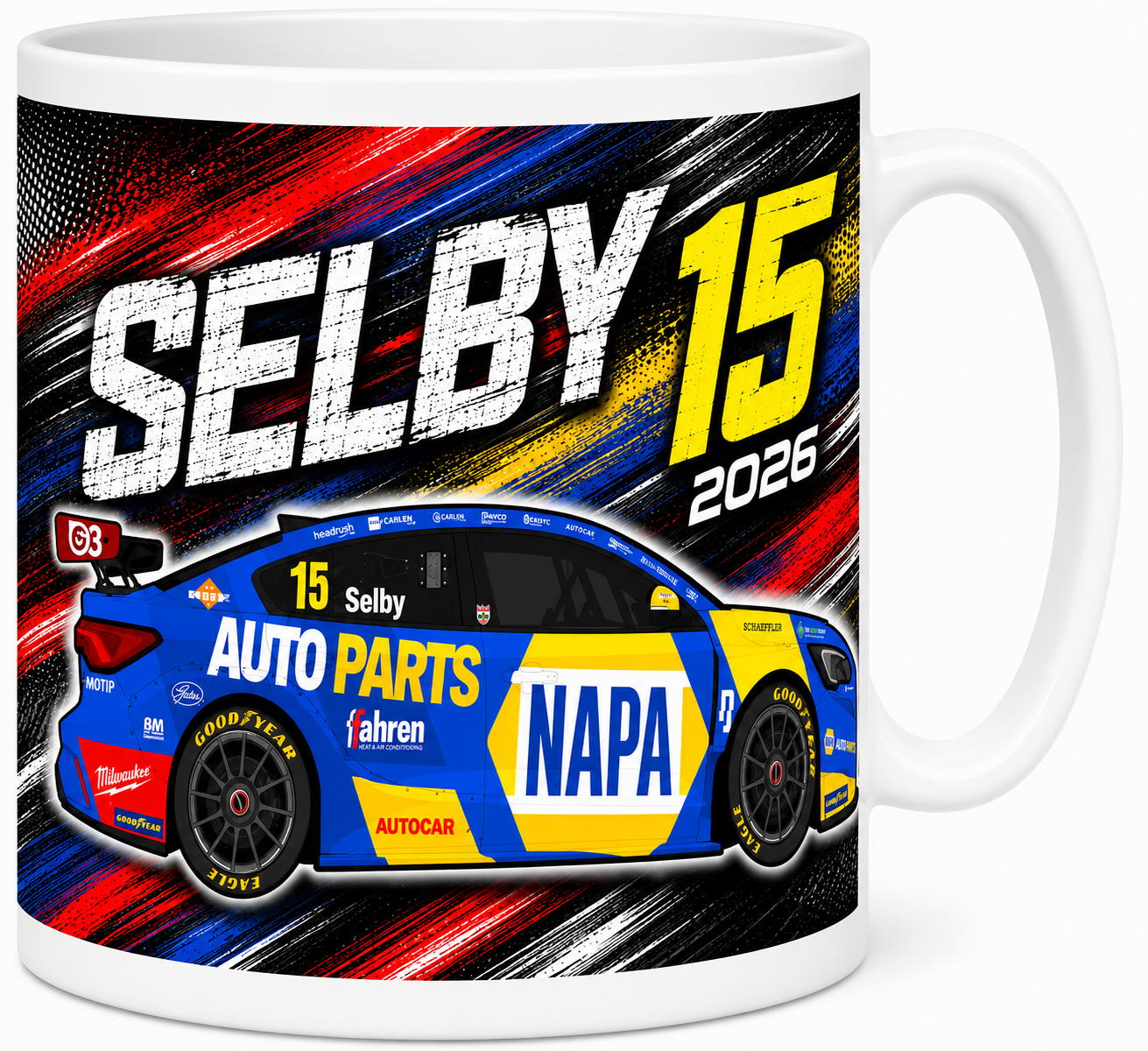 Lewis Selby #15 BTCC Mug 2026