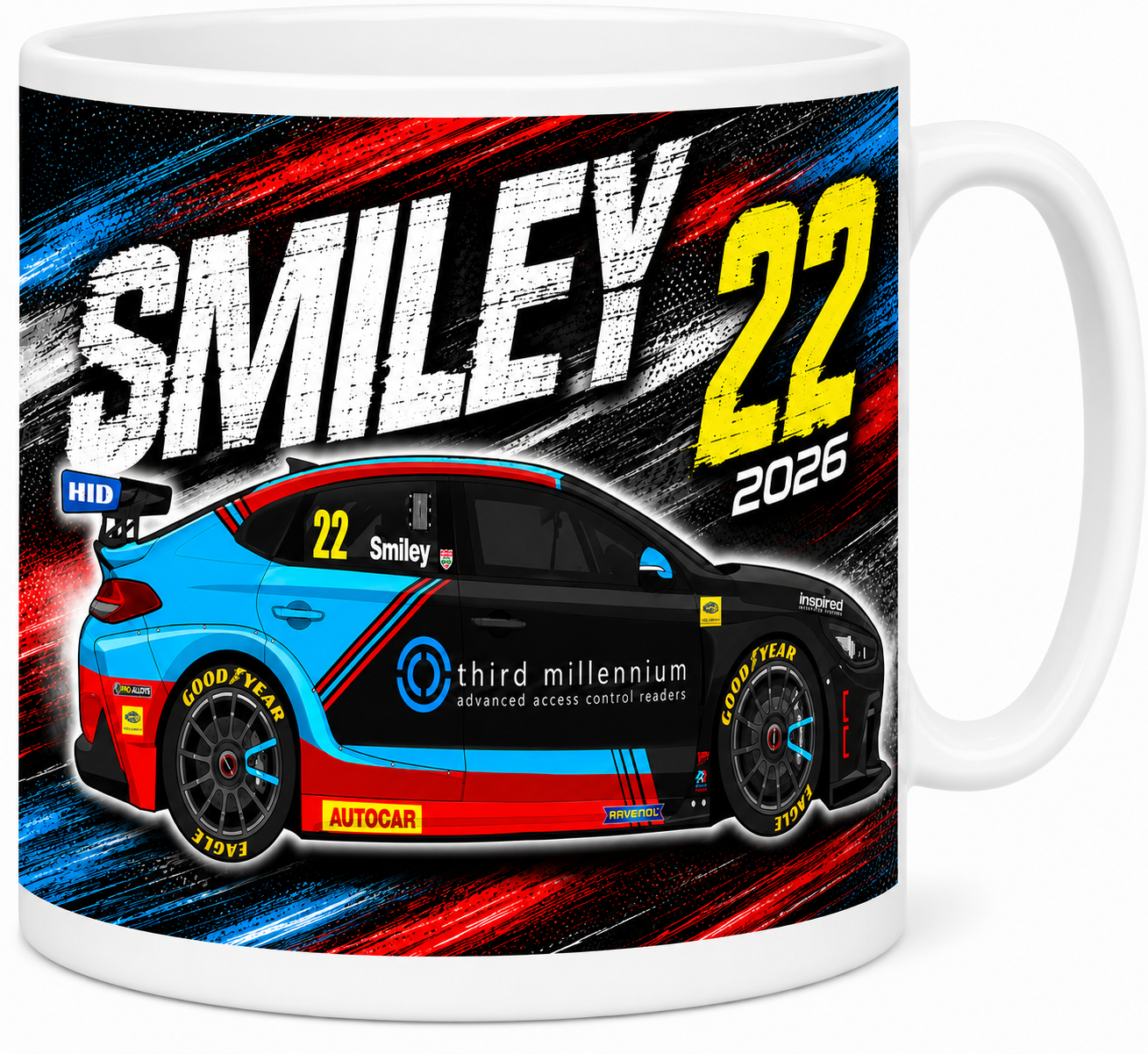 Chris Smiley #22 BTCC Mug 2026