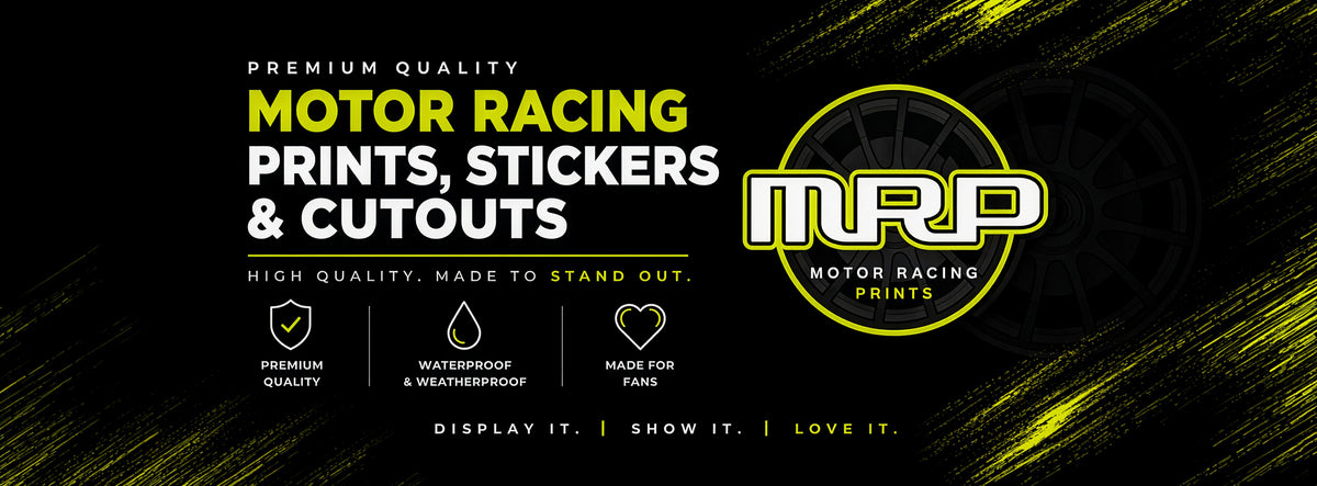 Motor Racing Prints | Premium Quality Motor Racing Prints & Stickers